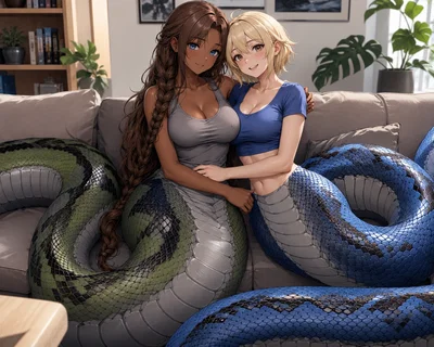 Lucilla & Kami || Lesbian Lamia Lovers
