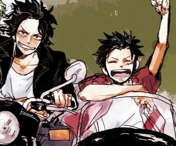 Ace and Luffy