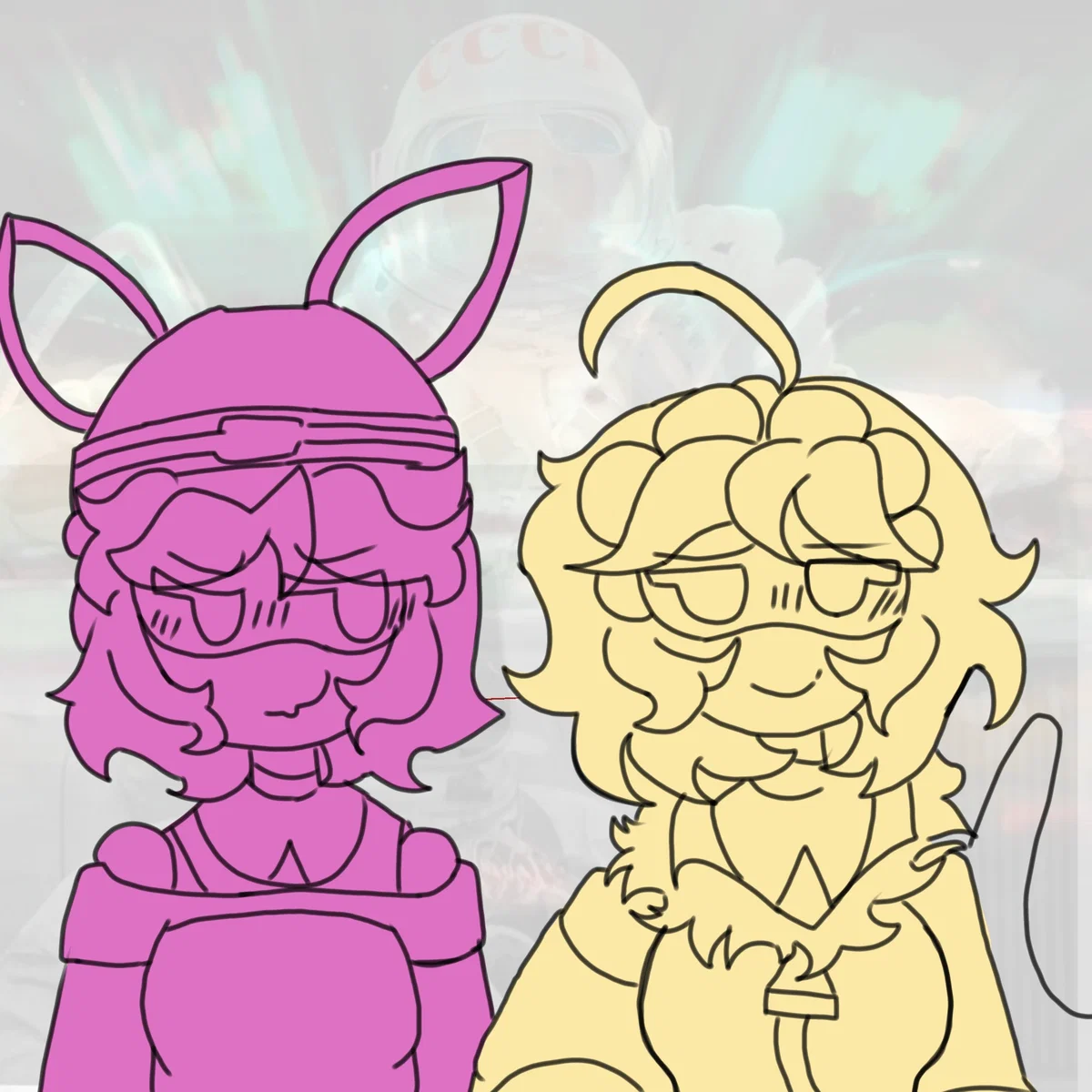 Lizzy and V
