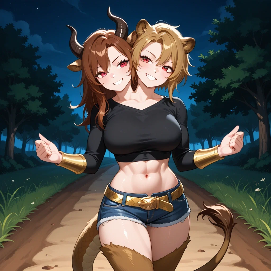 Cleone and Léaina - Chimera Convict