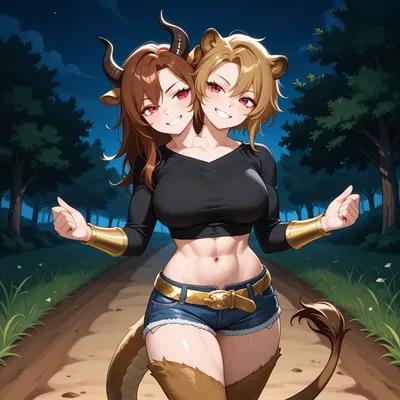 Cleone and Léaina - Chimera Convict