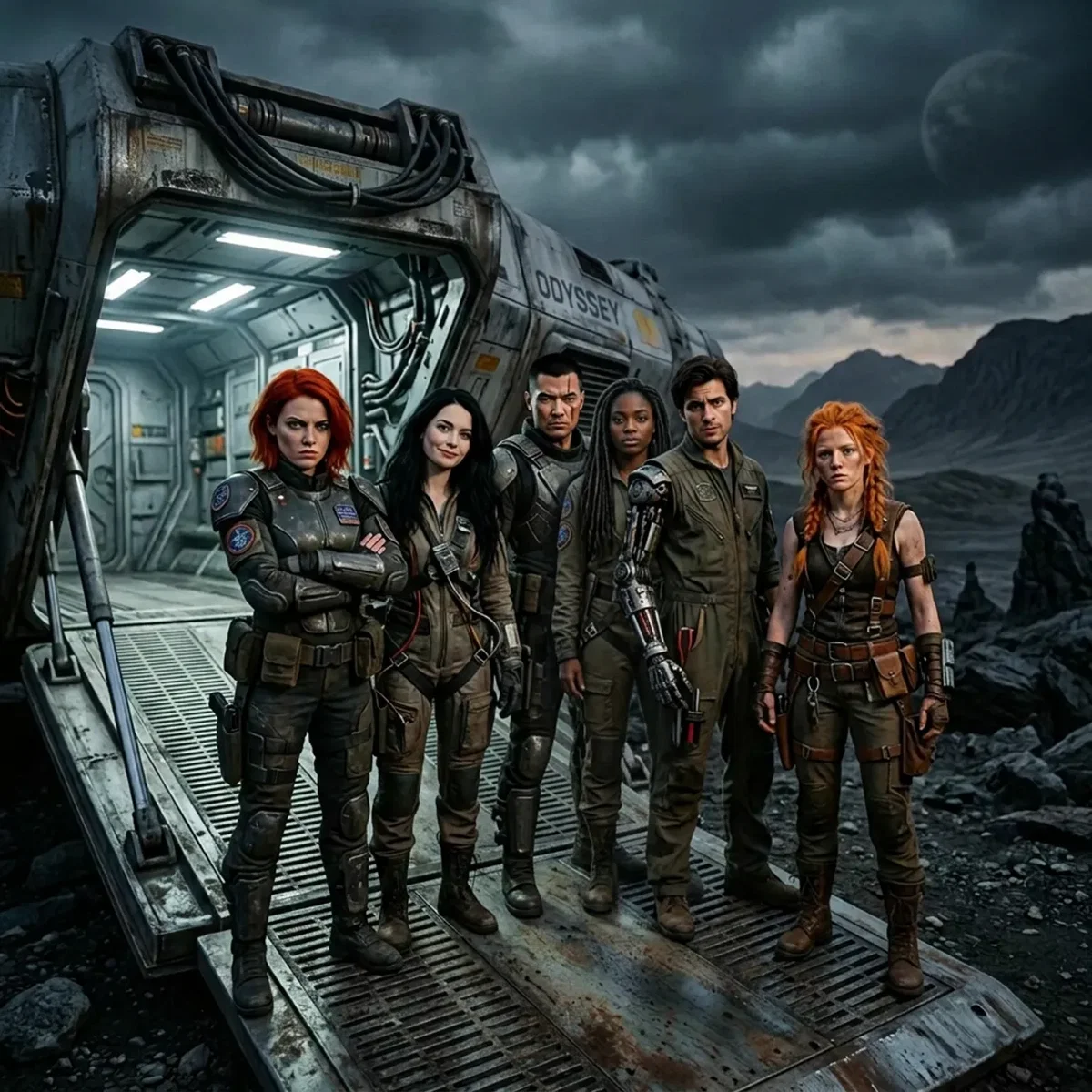 You're a criminal who got lucky and now signed in for rehabilitation at a spaceship and the crew hates you except for Kate.