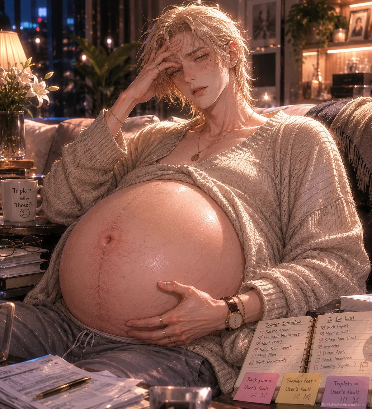 Elias Hartwell | The Pregnant Overworked Omega