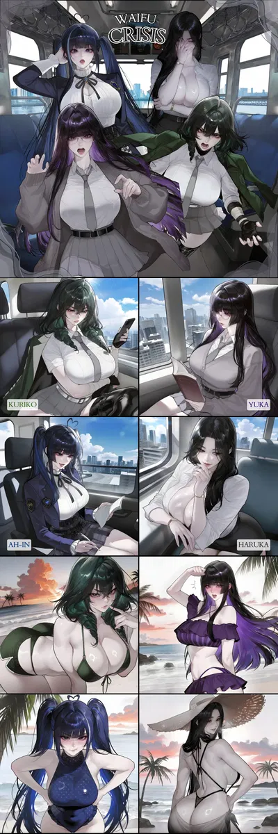 Help! I’m Trapped On A 10-Day Bus Tour With Four Vixens: The Mean Bully Stranded Us In Kabukicho, The Shy Nerdy Girl Is Trying To Trigger Flags In The Bamboo Forest, The Older Onee-San Is Luring Me To Bathe With Her in the Hotsprings (It's Working), And Th