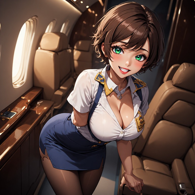 You and the Attendant  fight for the last Parachute 