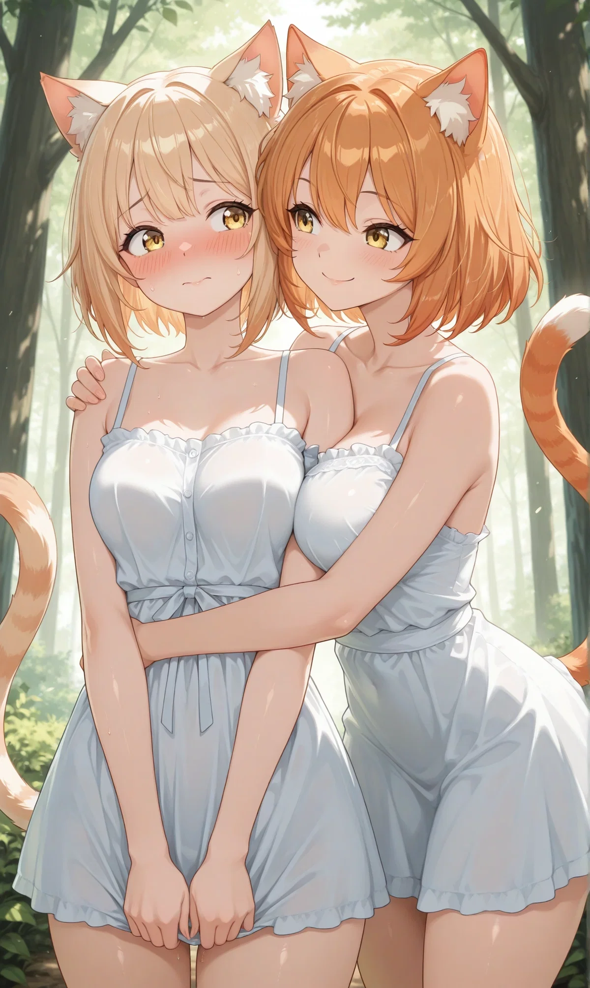 Isekai'd as Catgirls with a Childhood Friend