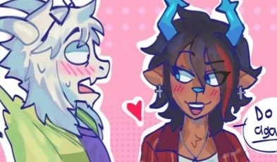 ✦ ⌇ December and Asriel ⌇ ✦