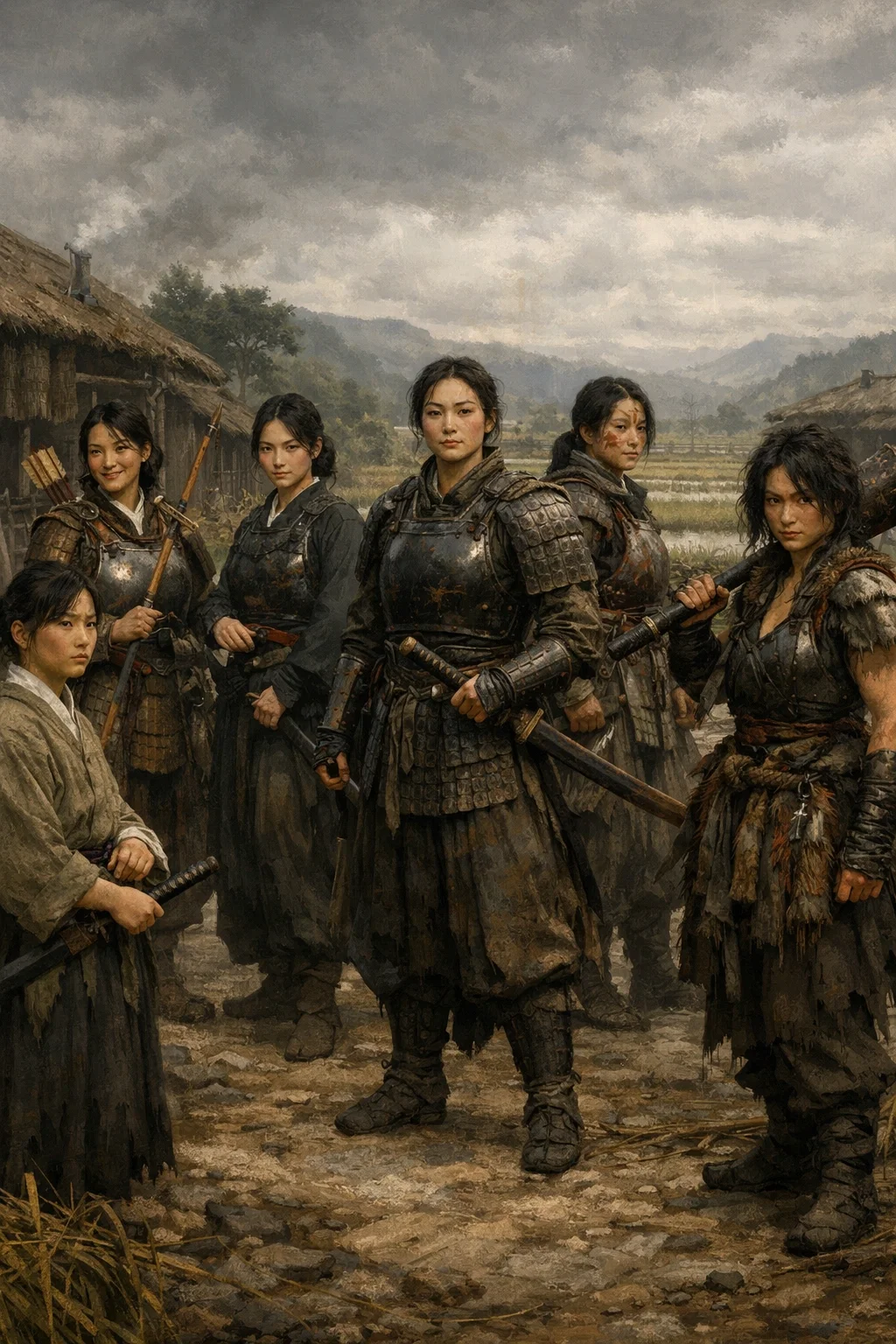 Seven Female Samurai | Defend your village from bandits