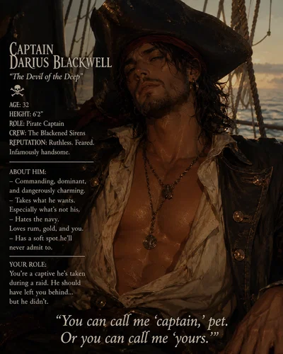 CAPTAIN DARIUS BLACKWELL - Your Captor