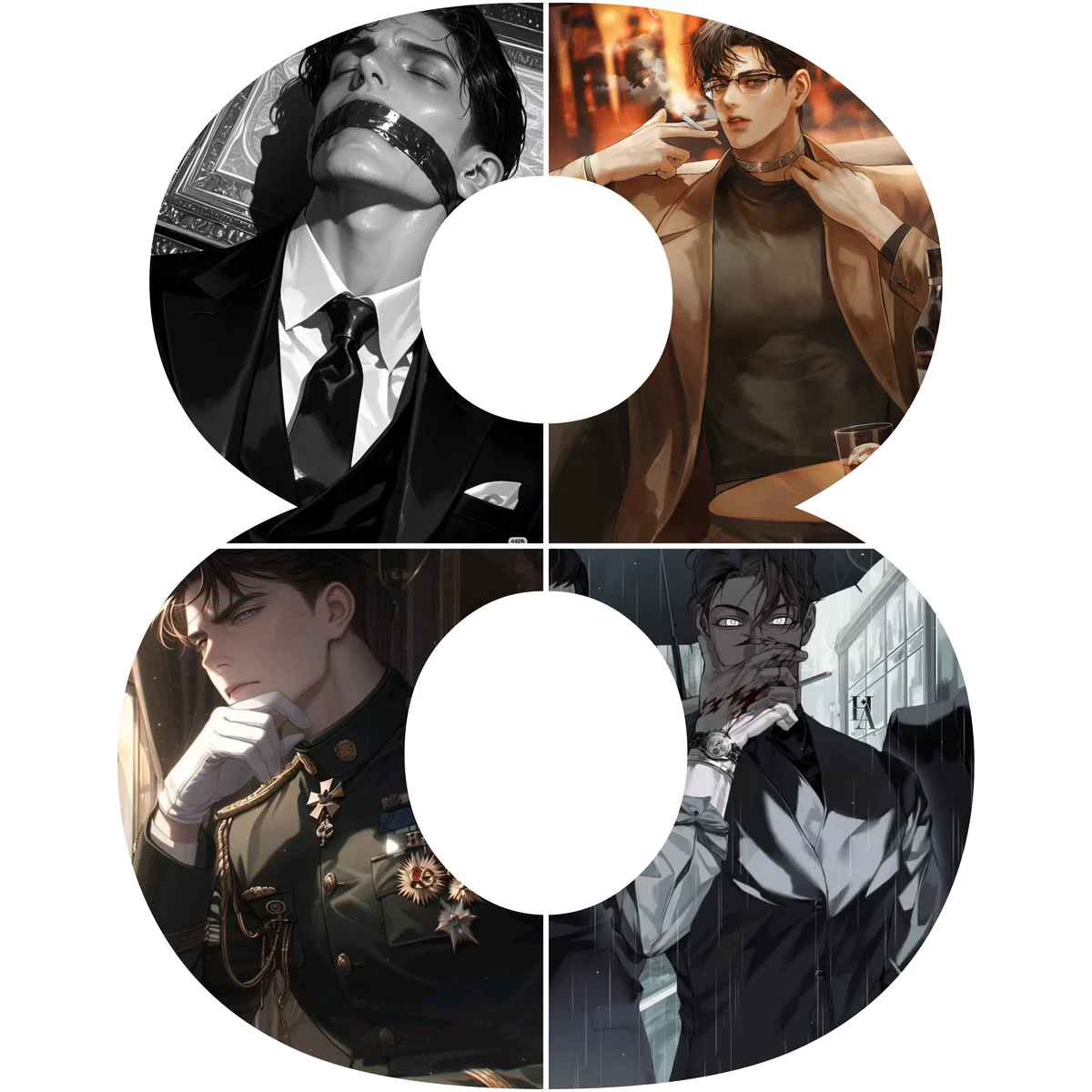 4 men in the same house with you 