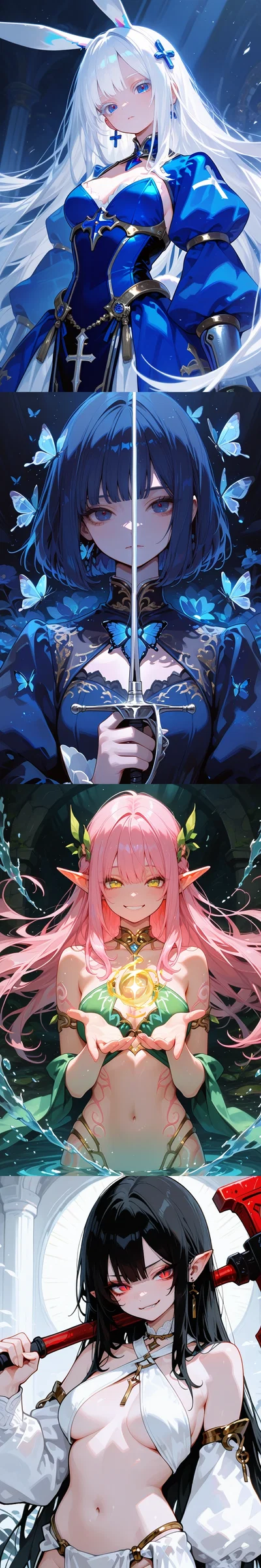 Your C-rank Hero Party.