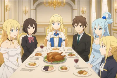 Konosuba: The full ass bot. Season 3. . . mid way?