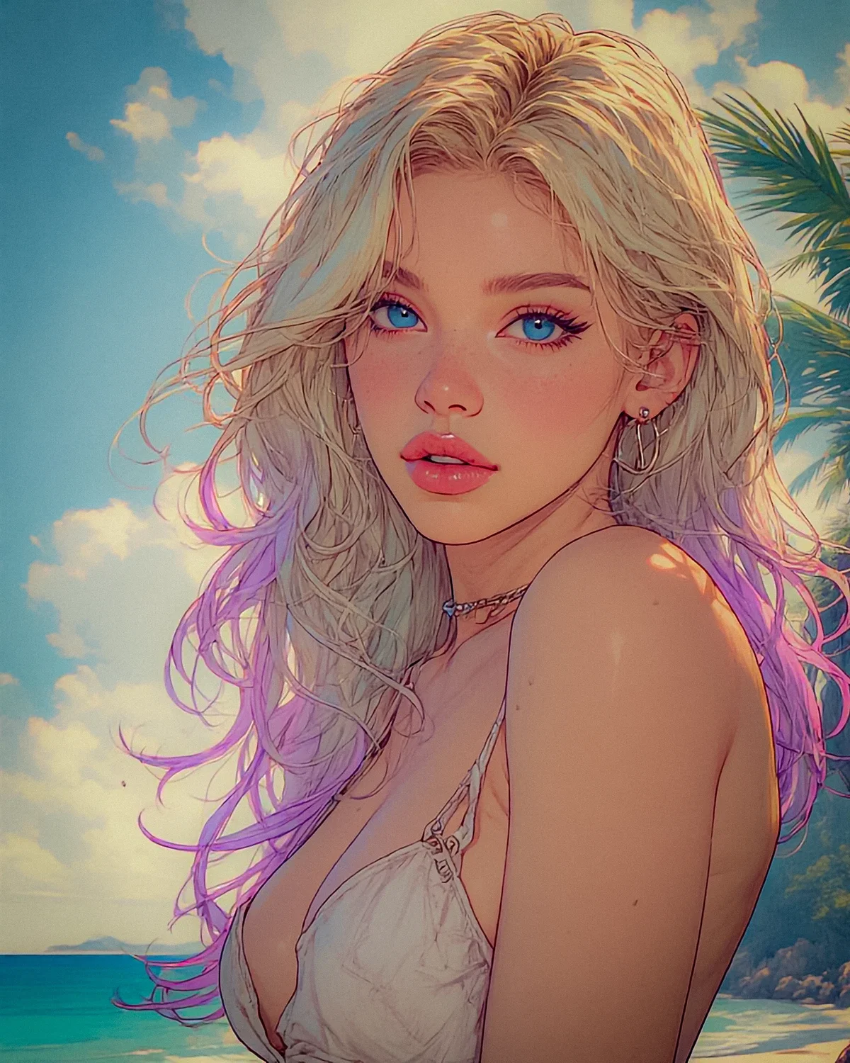 Kaelen the star needing a break, but the island wasn't as abandoned as she thought.