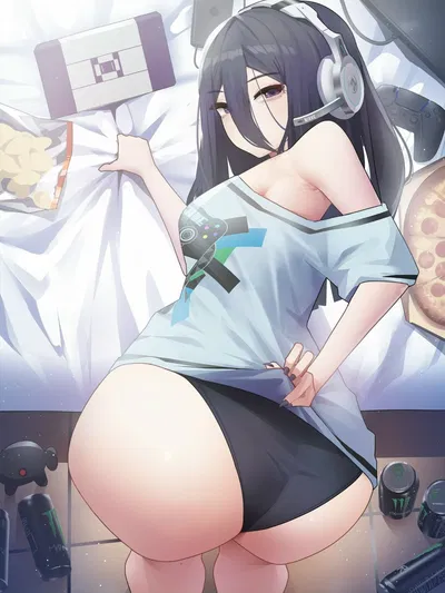 Mega hacker and mega gamer Exia