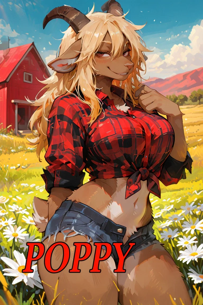 This Bouncy Tomboy Goat Is Stupidly Deep In Heat And She’s Dying To Wrestle You Onto The Ground And Take You Straight To Pound Town... But She’s Still Pretending That You’re Just Friends! She’s Secretly Hoping That Someone Will Pin Her Down, (Wo)Manhandle Her, And Handle That Business! Who Could That Someone Possibly Be? It’s YOU Dummy! Go On And Be the GOAT For This Needy Goat!