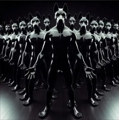 Latex Wolves' Orgy