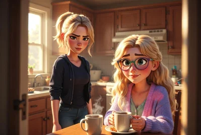 Step Dad's dilemma - Willow and Violet