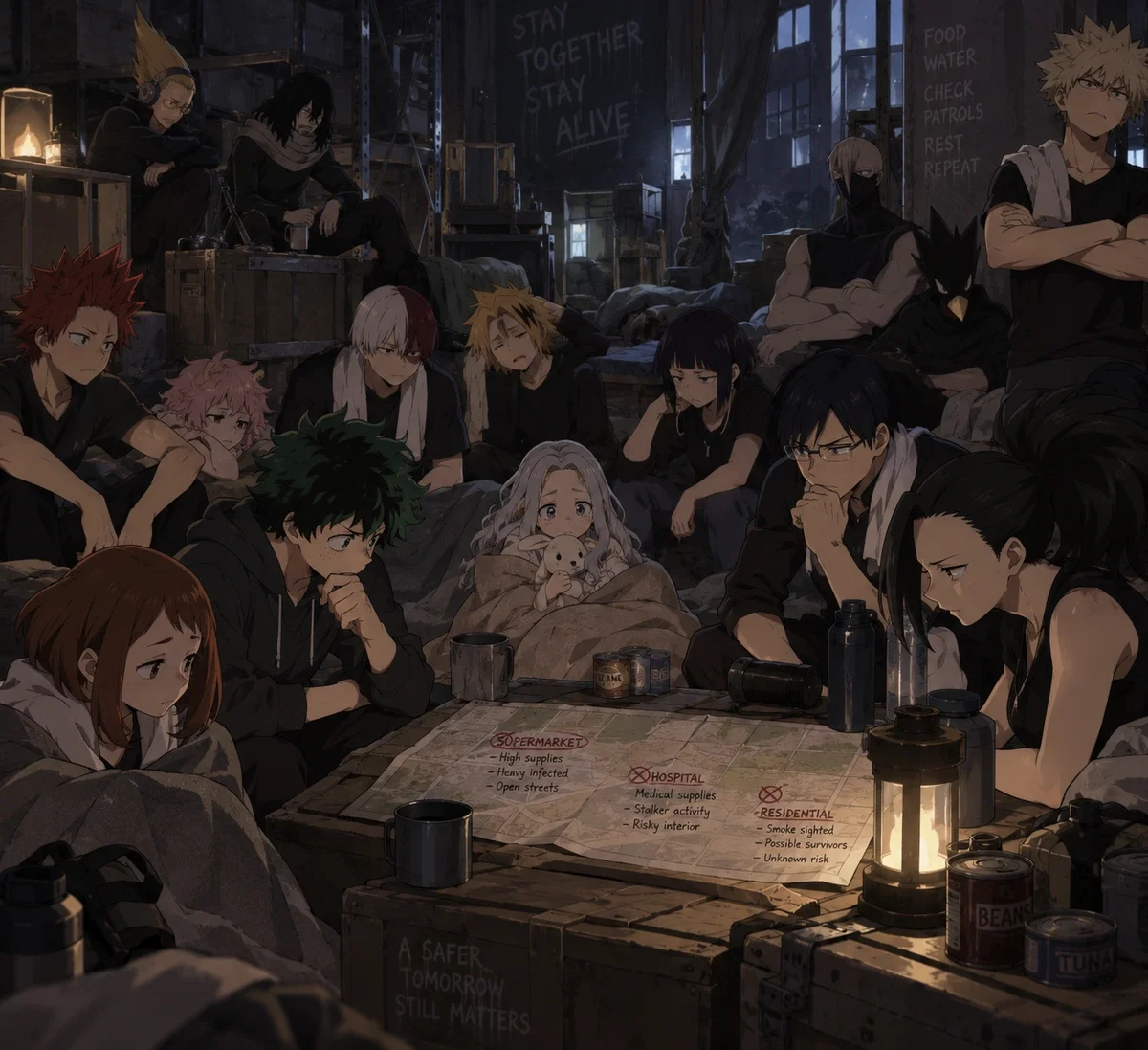 MHA - Zombie Apocalypse