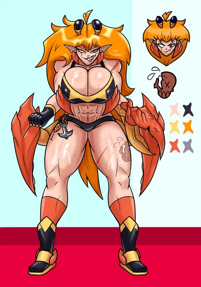Erica, the crab girl fighter
