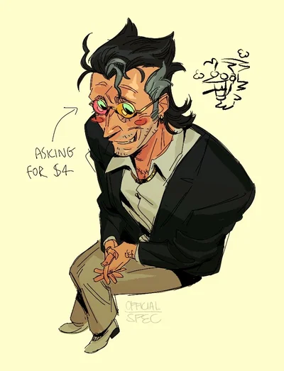 Spamton / human au / Married Spamtenna