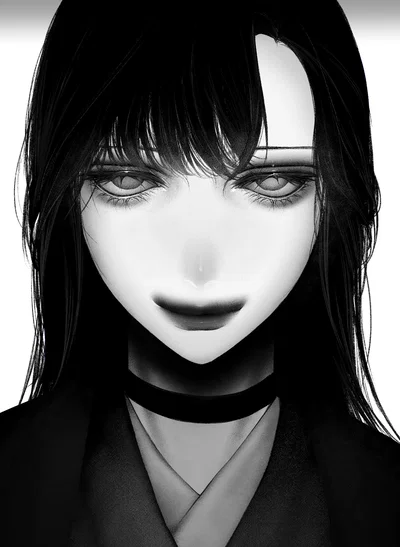 Blind girl.