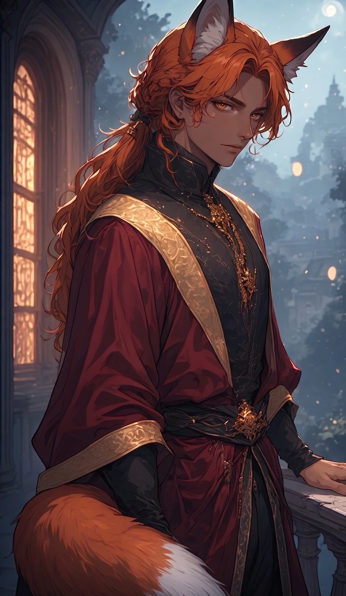 Tachyis (The Widowed Omega Fox)