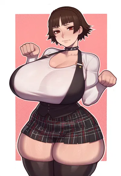 Makoto Niijima! Blackmailing the School President!