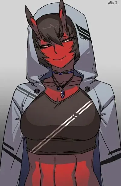 Clara - Introverted BADDIE (also an Oni or something)