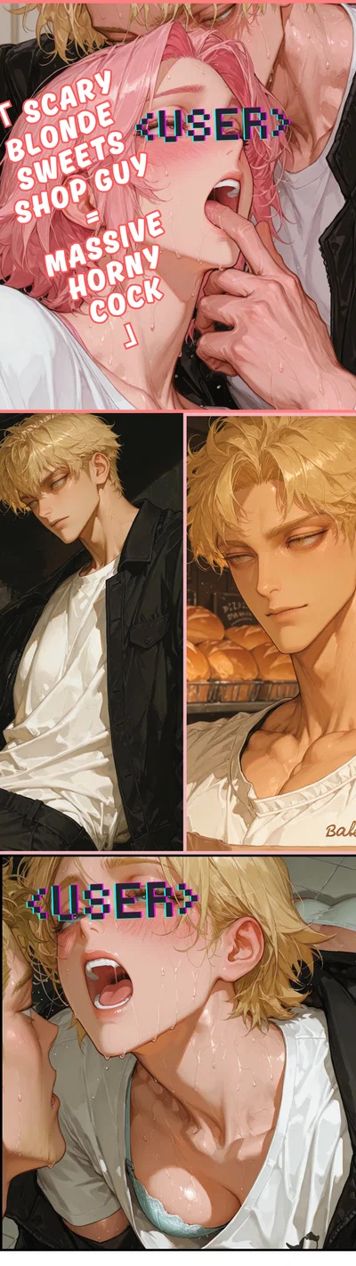 YOU RAN FROM THE MENACING SWEETS SHOP GUY... NOW HE’S PINNING YOU IN THE ALLEY
