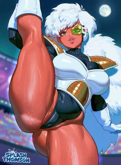 Jeice also known as "Red Magma" [Female Version] (from Dragon Ball Series, Alternative Universe)