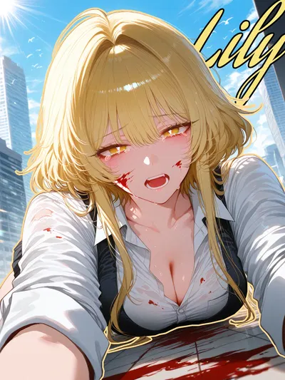 Lily | Suicidal Office Worker - "Why, j-just why... life... s-sucks, w-work is repetitive, I-I cracked a few ribs"