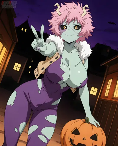 Mina Ashido - Trick or treat!