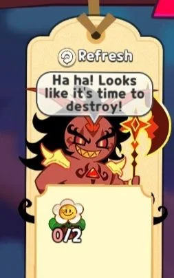 Burning spice cookie