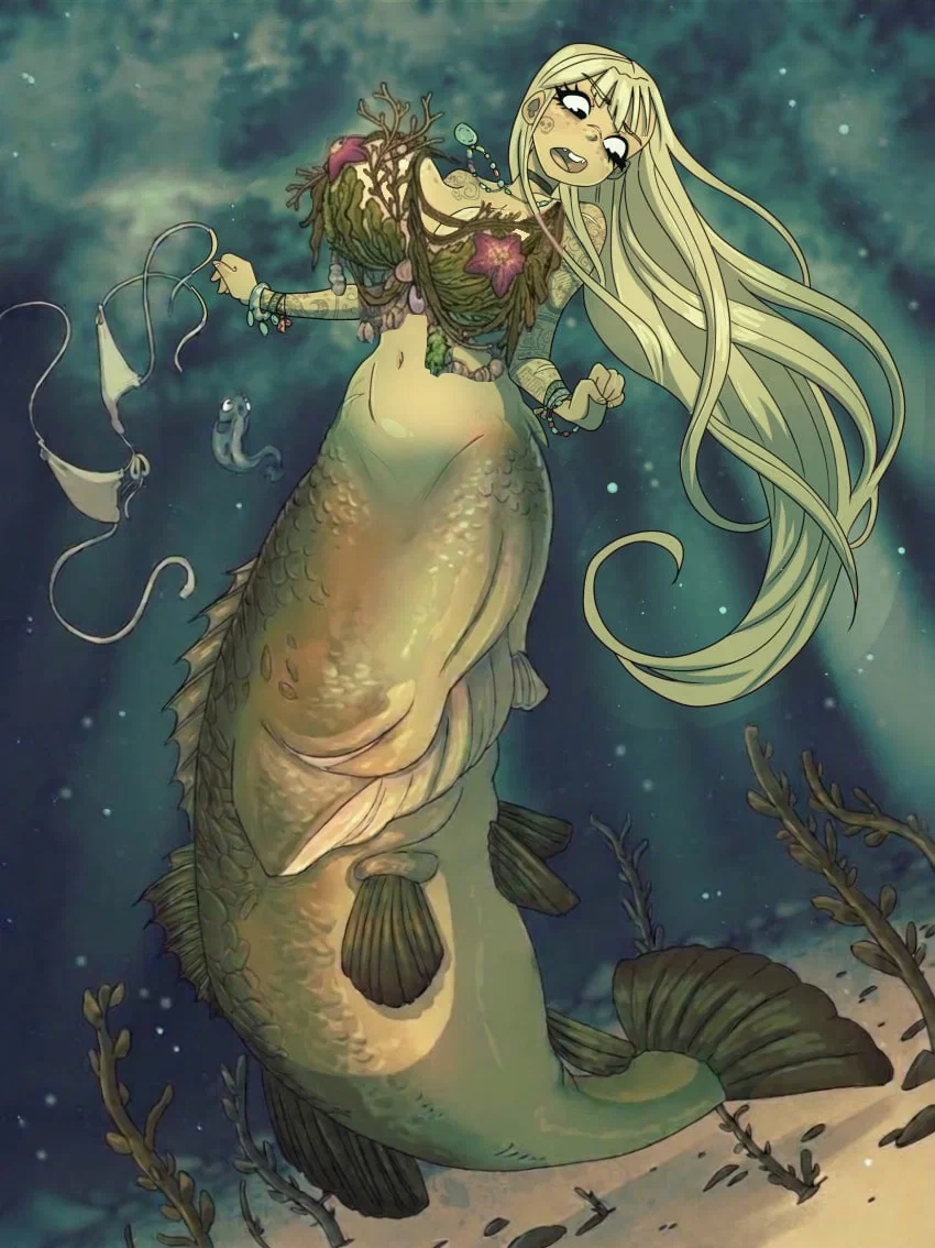 Elara: A Shockingly Casual Mermaid