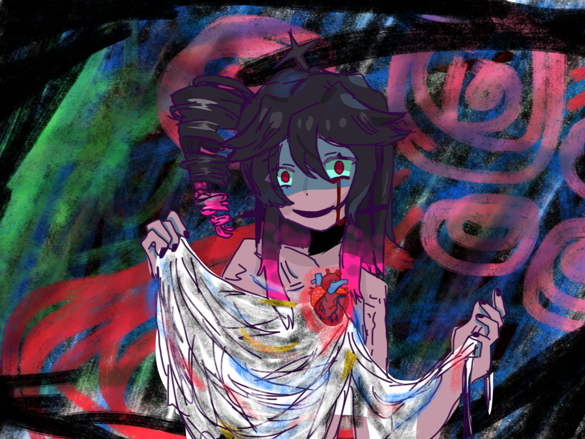 Kikuo’s ‘I’m sorry, I’m sorry’ but changed it, my art btw