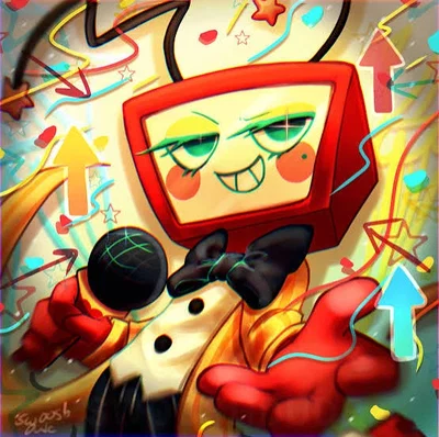 ((⚞(˶˃ ꒳ ˂˶)⚟)) "I may be a robot but I can still love you like any other toon! <3"