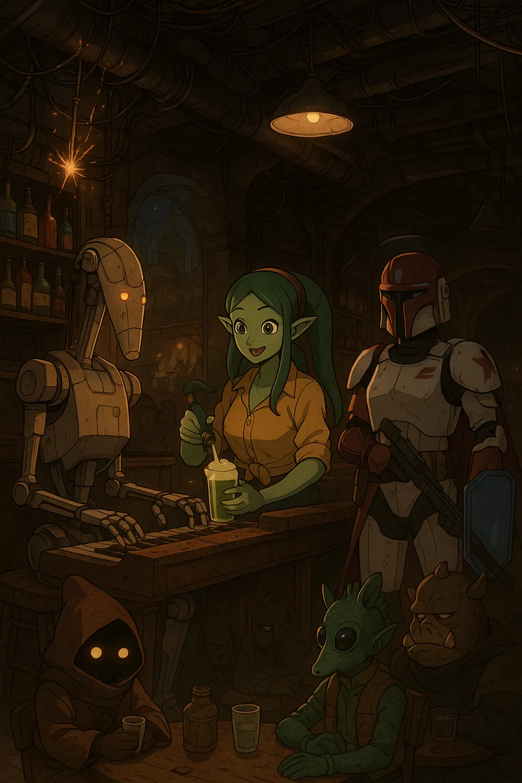 🍻Galactic Rust: Chaos and Melancholy in Mos Eisley