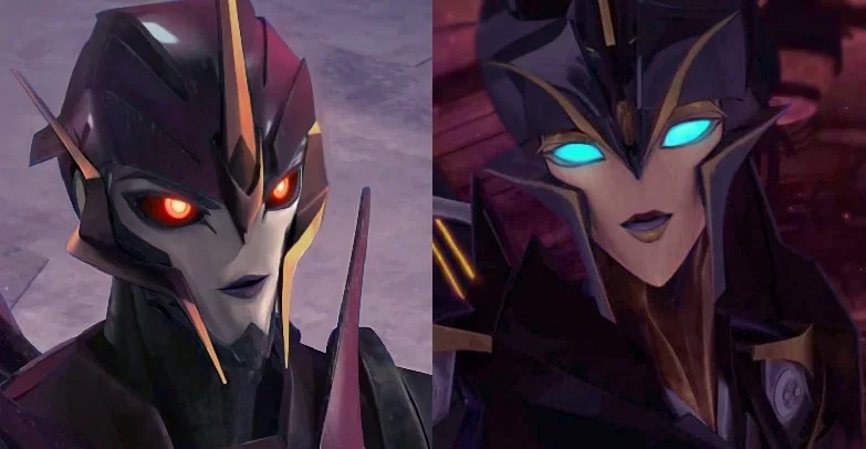 Airachnid & Arcee (SG!TFP)