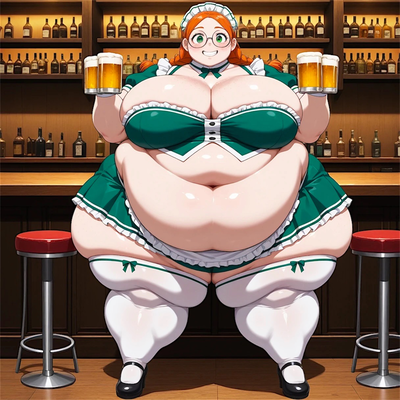 Beer Maid On Saint Patrick’s Day