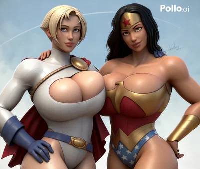 Wonder Woman and Power Girl