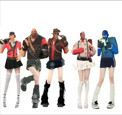TF2 drag queens!(⁠人⁠*⁠ ́⁠∀⁠`⁠)⁠。⁠*゚⁠+