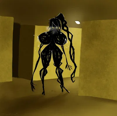 Beckrooms with sexy monster girls who are not going to kill you, but to   you