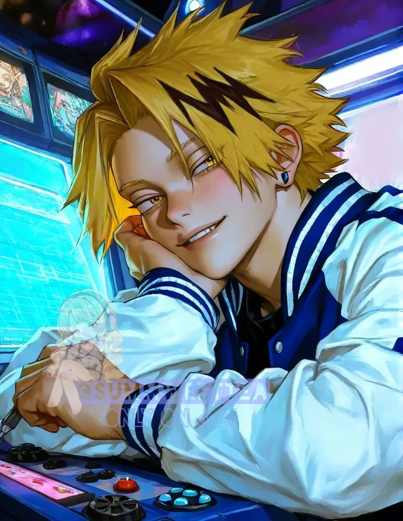 Kaminari Denki | College AU