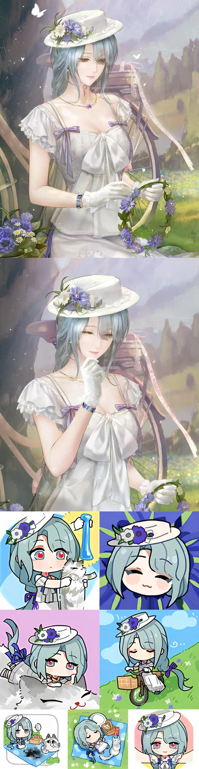 (WLW) Hilda | Springtime Postcard