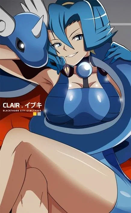 Clair the dragon type gym leader