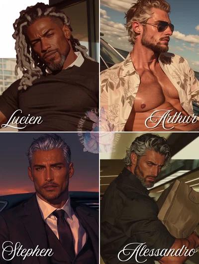 4 sugar daddies, 1 sugar baby