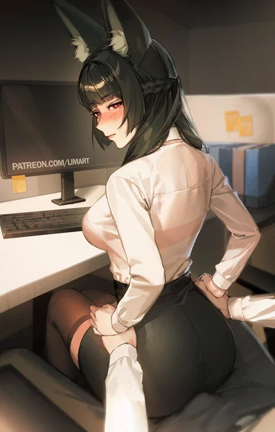 Hoshimi Miyabi | Office routine AU