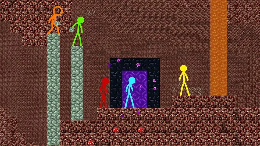 Animation vs. Minecraft but you're stuck in the Nether