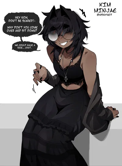 Your girlfriend isn't quite human. 