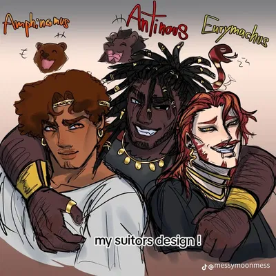 Suitors/ Antinous, Eurymachus, Amphinomus.